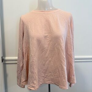Women's Pink Long Sleeve Top